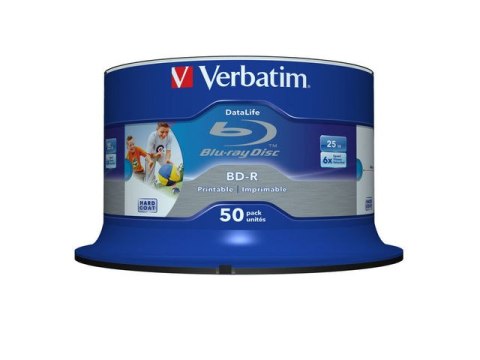 BD-R VERBATIM 25GB X6 PRINTABLE DATALIFE (CAKE 50)