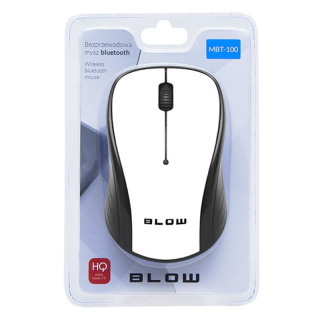 Blow bezprzewodowa mysz optyczna bluetooth biała MBT-100