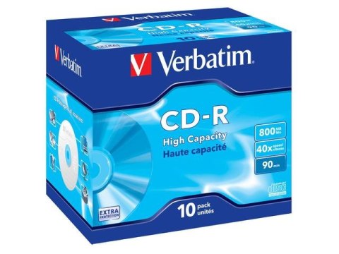 CDR VERBATIM 800MB EXTRA PROTECTION (JEWEL CASE 10)