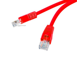 Cablexpert Przewód internetowy, czerwony patchcord 2M RJ45 kat. 5E