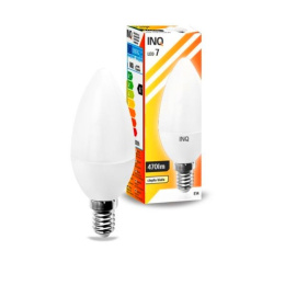 INQ żarówka lampa LED 6W E14 3000K 470LM świeczka ciepło biała