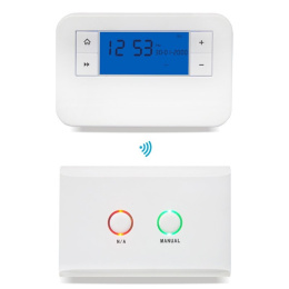 KG Elektronik termostat pokojowy, regulator temperatury, cyfrowy E04 RF