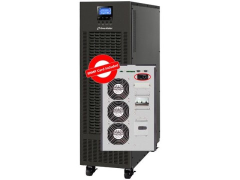 UPS POWERWALKER ON-LINE 3/3 FAZY CPG PF1 10 KVA, TERMINAL OUT, USB/RS-232, EPO, LCD, SNMP, TOWER