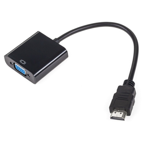 Cabletech adapter konwerter HDMI (męski) - VGA (damski), na kablu