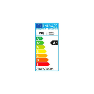 INQ żarówka lampa LED 7W E27 3000K 620LM mała kulka ciepło biała