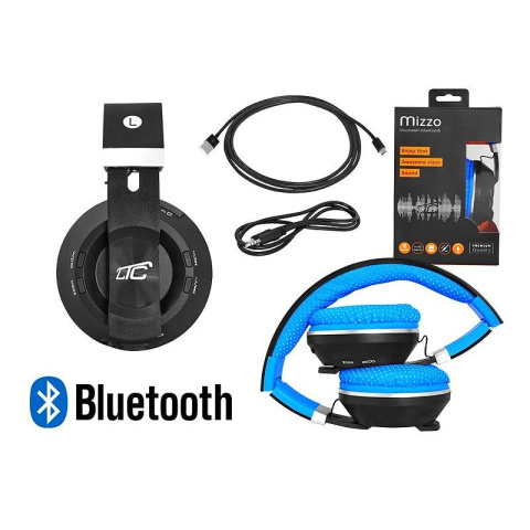 LTC Mizzo słuchawki nauszne, nagłowne niebieskie Bluetooth 2.1 + EDR LXBT1003