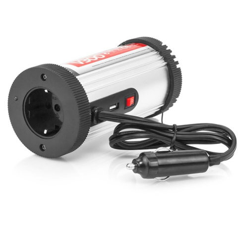 Blow V300 przetwornica napięcia, sinusoida modyfikowana z DC 12V na AC 230V 150W Mini + gniazdo USB