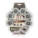 DPM FLEX Filtr, listwa ochronna 6 gniazdowa 1,5M - elastyczna