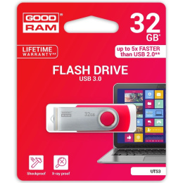 Goodram pendrive 32GB USB 3.0 Twister Red UTS3