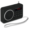 TechniSat radio FM z portem USB akumulatorem czytnikiem kart microSD AUX TravelRadio CE czarne