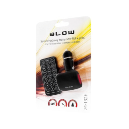 Blow transmiter FM USB SD/MMC czerwony + pilot