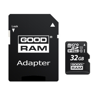 Goodram karta pamięci 32GB micro SD 10 UHS I + adapter