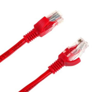 INTEX Przewód internetowy, czerwony patchcord 1m RJ45