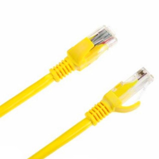 INTEX Przewód internetowy, żółty patchcord 5m RJ45