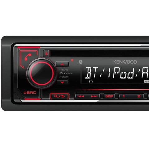 Kenwood radio samochodowe z CD Bluetooth USB AUX MP3