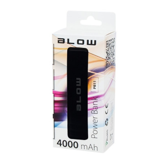 Blow Power Bank Black Pearl, przenośna bateria 1xUSB 4000 mAh PB11