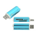 LTC Czytnik kart SD MMC, M2, MS, Mini SD, MicroSD pod USB niebieski