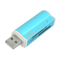 LTC Czytnik kart SD MMC, M2, MS, Mini SD, MicroSD pod USB niebieski
