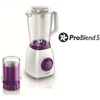 Philips HR2163/00 Blender koktajlowy kielichowy Viva Collection 600W 1,5L ProBlend 5