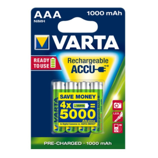 Varta Akumulator bateria AAA (R3) 1000 mAh