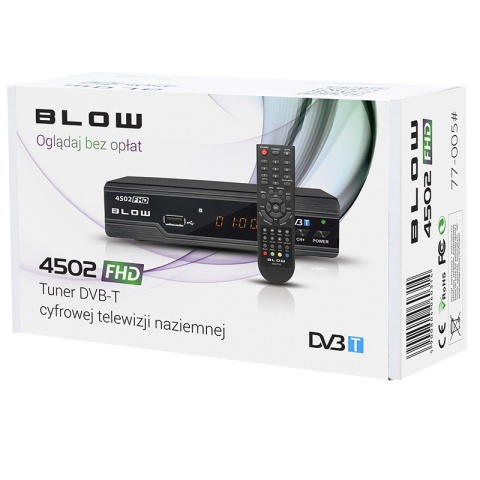 Blow Tuner, dekoder telewizji naziemnej DVB-T 4502 HD