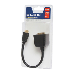 Blow rozgałęźnik, rozgałęziacz, adapter HDMI (wtyk - 2x gniazdo) na przewodzie 30cm