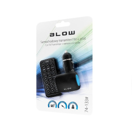 Blow transmiter FM USB SD/MMC niebieski + pilot