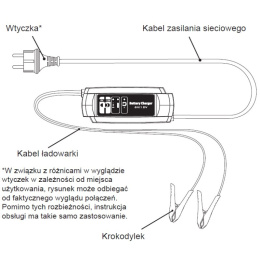 Vipow prostownik ładowarka automatyczna 6A 6V lub 12V do akumulatorów kwasowo - ołowiowych od 12 do 150 Ah