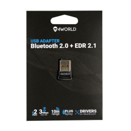 4world adapter bluetooth 2.0 + EDR 2.1 na USB