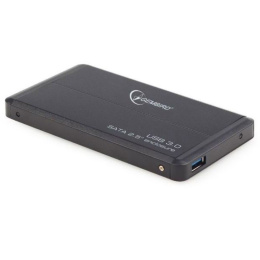 Gembird obudowa zewnętrzna do dysku SATA 2,5" na USB 3.0 czarna z pokrowcem