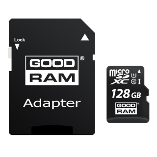 Goodram karta pamięci 128GB micro SD 10 UHS I + adapter