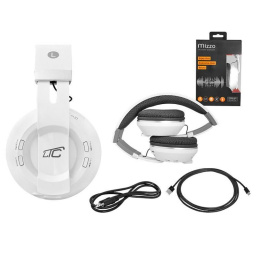 LTC Mizzo słuchawki nauszne, nagłowne białe Bluetooth 2.1 + EDR LXBT1000
