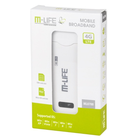 M-LIFE Modem mobilny 4G LTE na kartę SIM, USB ML0700