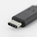 Przewód OTG USB 3.1, gniazdo USB typ A - wtyk USB typ C na kablu 15cm