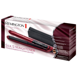 Remington Silk S9600 prostownica ceramiczna do włosów z regulacją temperatury, czerwona