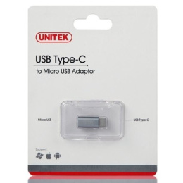 Unitek adapter, przejściówka USB typ C - microUSB