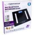 Esperanza B.FIT cyfrowa waga łazienkowa analityczna 8w1 + bluetooth, czarna