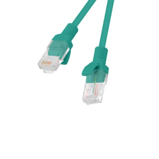 Lanberg Przewód internetowy, zielony patchcord 3M RJ45 kat. 5E