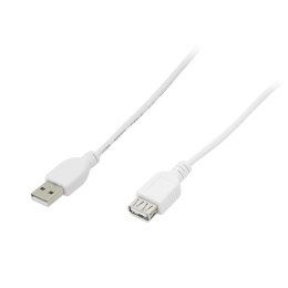 Przewód, kabel, przedłużacz USB 2.0 wtyk - gniazdo typ A 1.5M