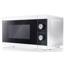 Sharp YC-MG01E-W kuchenka mikrofalowa 800W + grill 1000W 20L biała