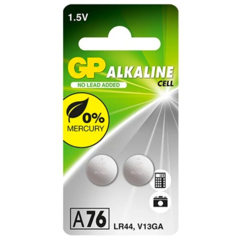 GP Bateria alkaliczna A76 LR44 AG13 1.5V