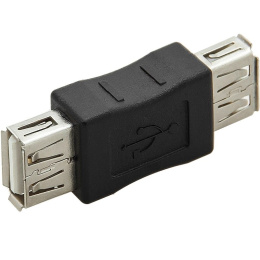 Łącznik adapter przejściówka przejście do kabli przewodów USB typ A 2,0 gniazdo-gniazdo USB