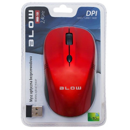Blow MB-10, Mysz optyczna bezprzewodowa czerwona