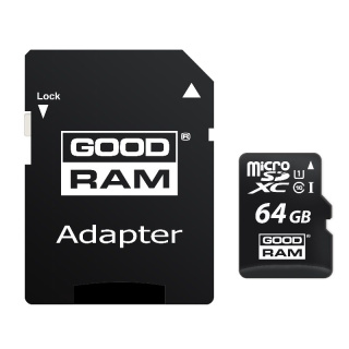 Goodram karta pamięci 64GB micro SD 10 UHS I + adapter