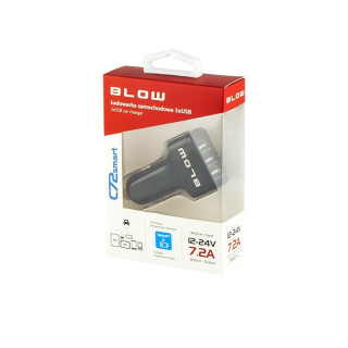 Blow ładowarka samochodowa 3xUSB 7.2A C72smart