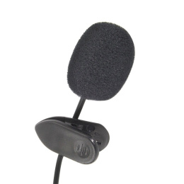 Esperanza mini mikrofon VOICE z klipsem czarny