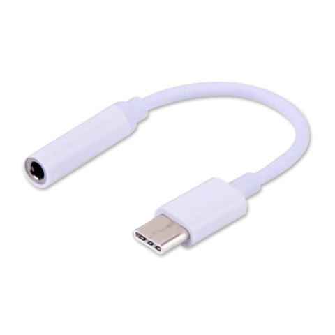 Savio adapter audio, przejście wtyk USB typ C - gniazdo Jack 3,5mm