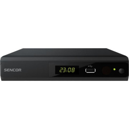 Sencor SDB 5104TD Dekoder DVB-T2 twin HEVC z funkcją nagrywania