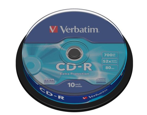 CDR VERBATIM 700MB EXTRA PROTECTION (CAKE 10)