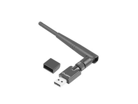 BEZPRZEWODOWA KARTA SIECIOWA USB LANBERG NC-0150-WE N150 1 ZEWNĘTRZNA ANTENA